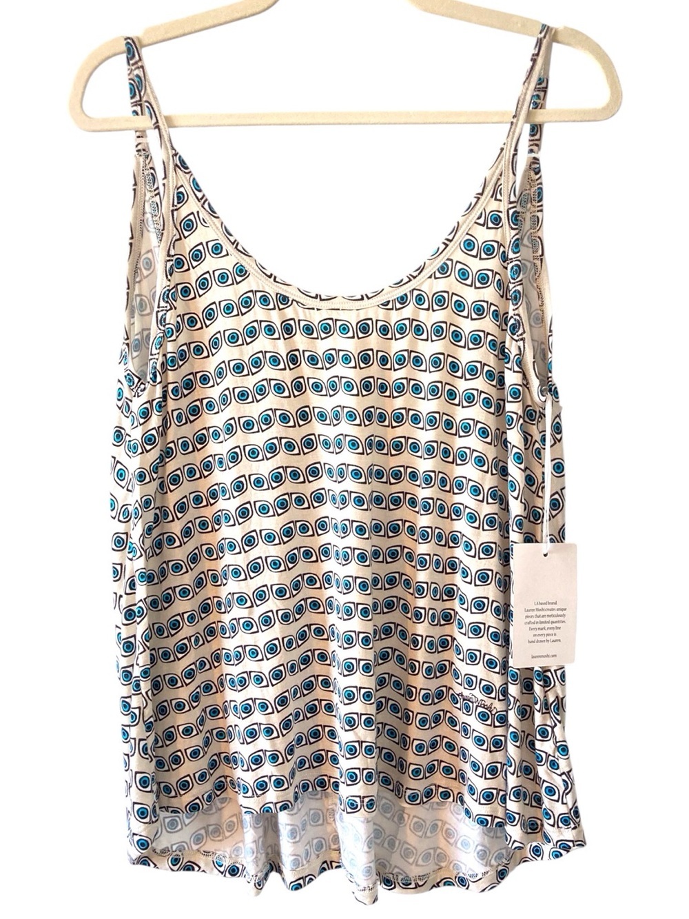 Lauren Moshi Evil Eye Tank – NWT Boutique LA Graphic Top